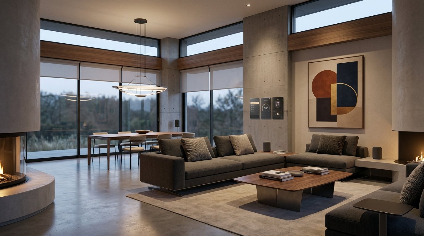 AI Modernist Design: Sleek, Smart Home Transformation
