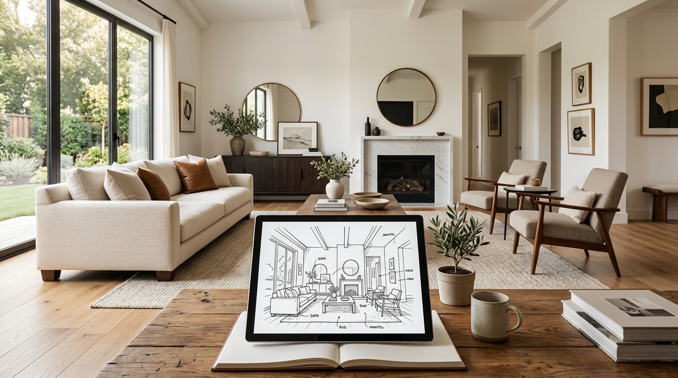 Sketch to Render AI: Transform Hand Drawings into Photorealistic Rooms