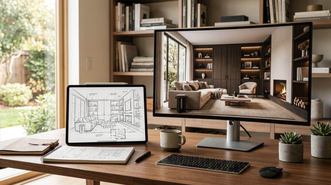 Sketch to Render Interior Design: Save Hours with AI