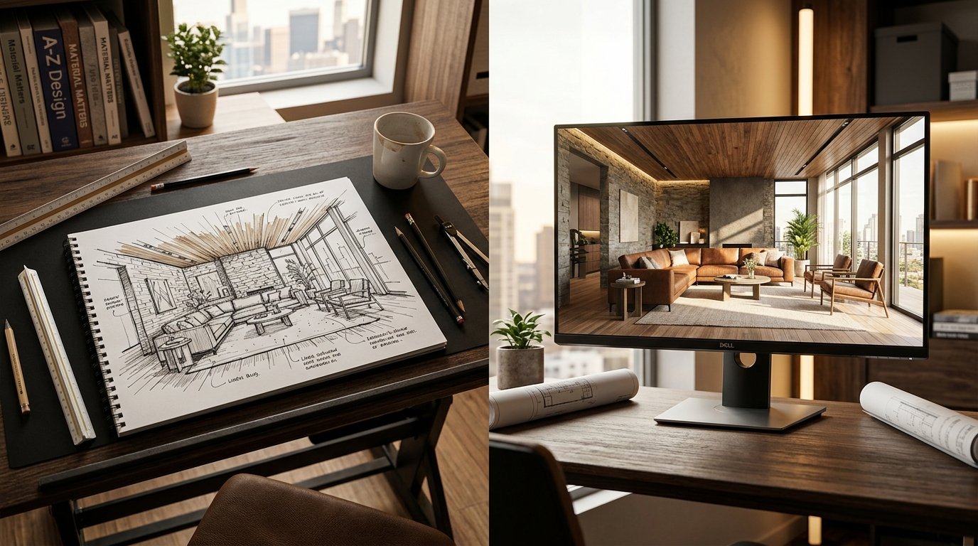 Sketch to Render: AI for Student Interior Design Projects