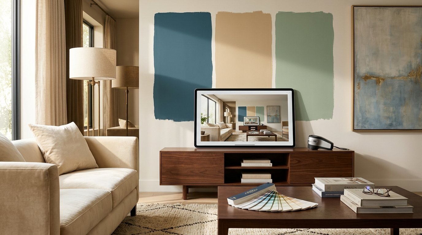 How to Choose the Perfect Wall Colour with AI