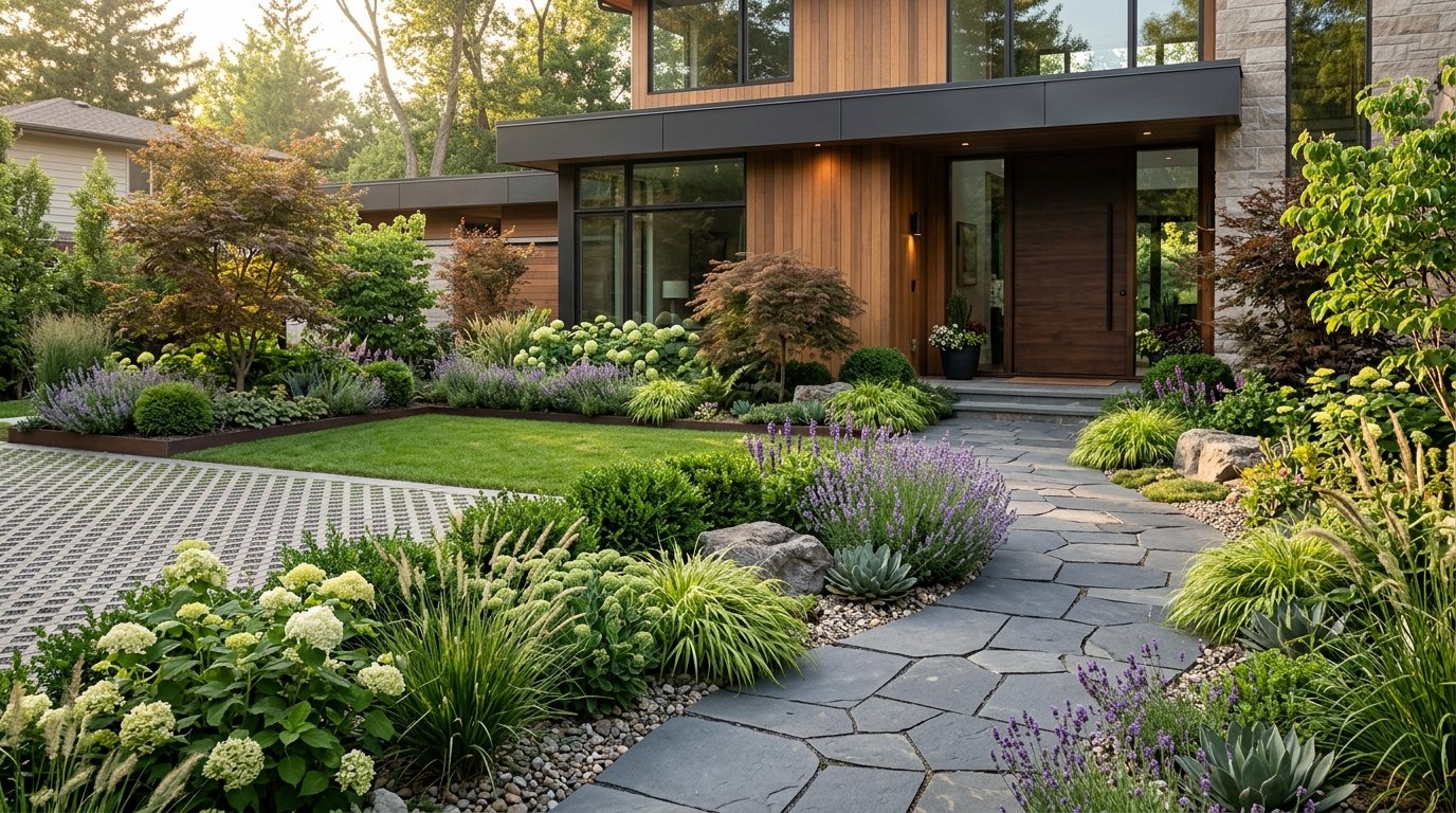 Front Garden Design AI: Transform Your Home's Curb Appeal
