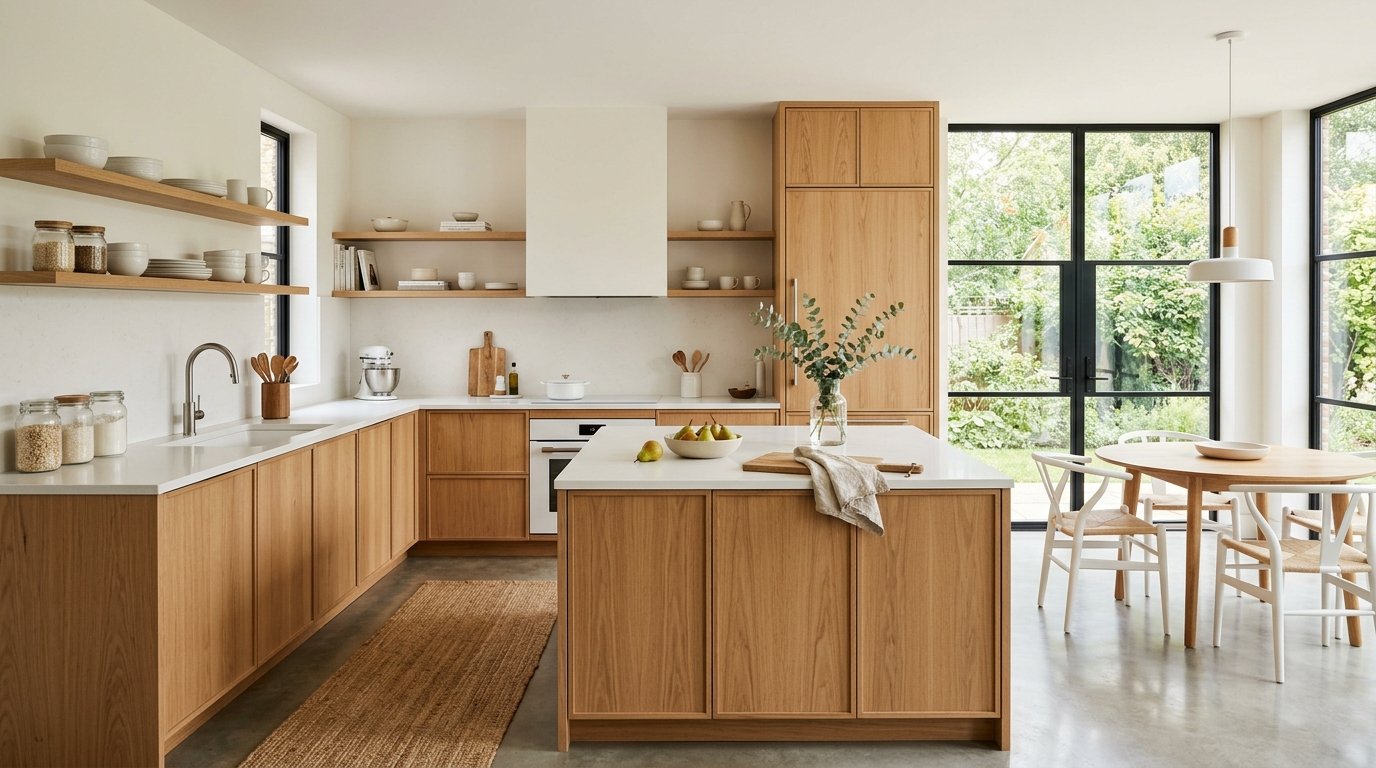 Scandinavian Kitchen Design: Clean Lines & Natural Wood