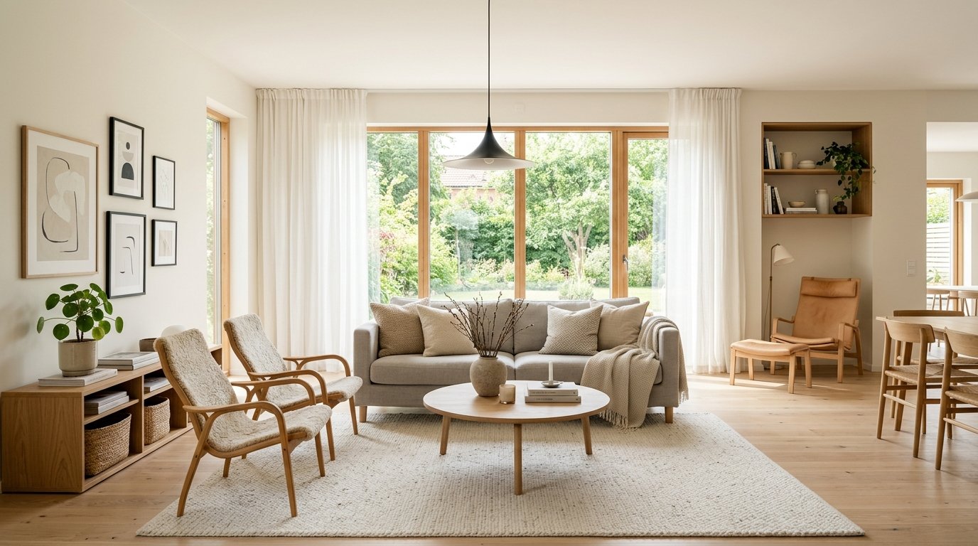 Scandinavian Living Room Ideas: Light & Airy Spaces