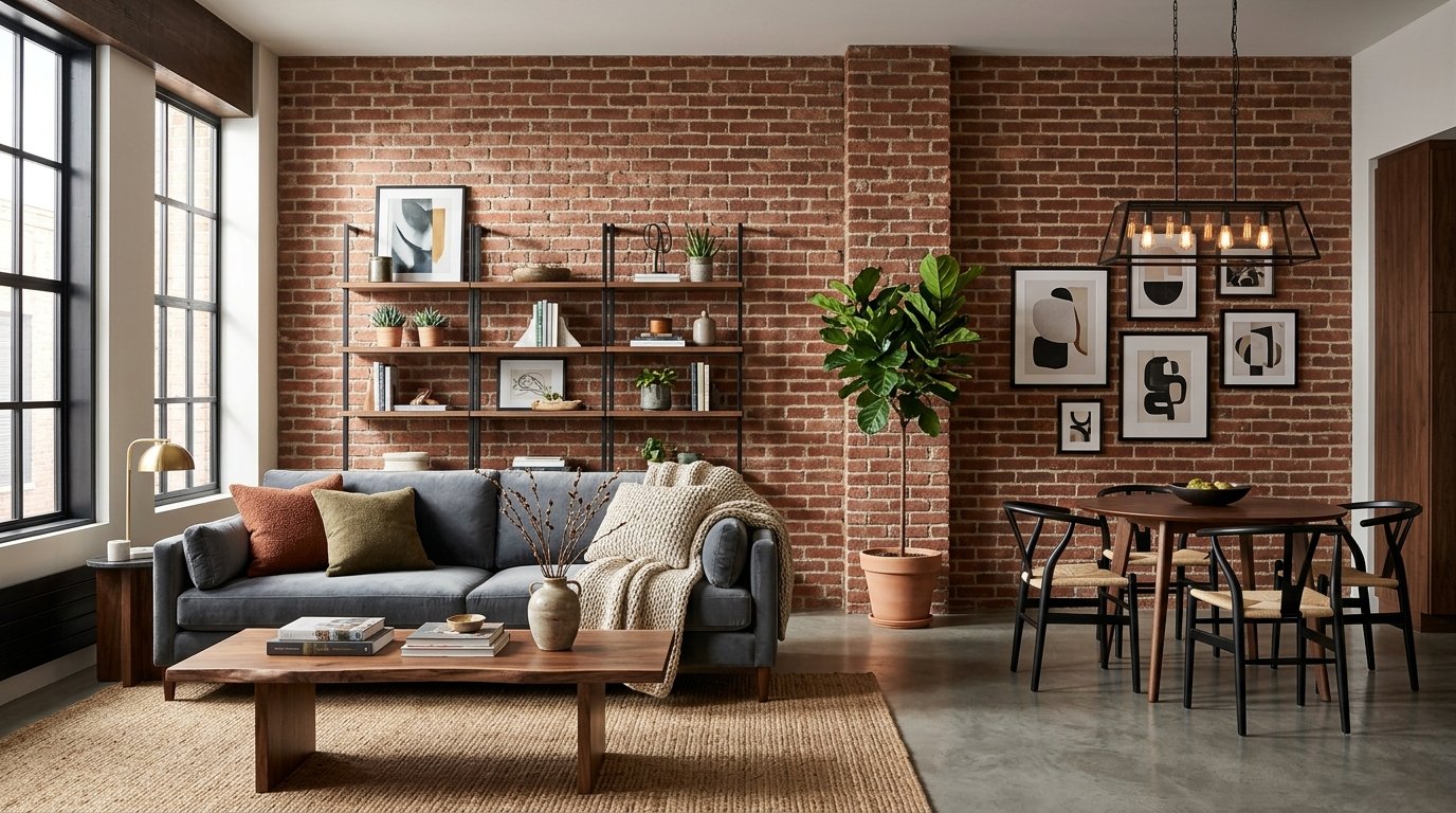 Exposed Brick Wall Design Ideas for Every Room | ryy.com