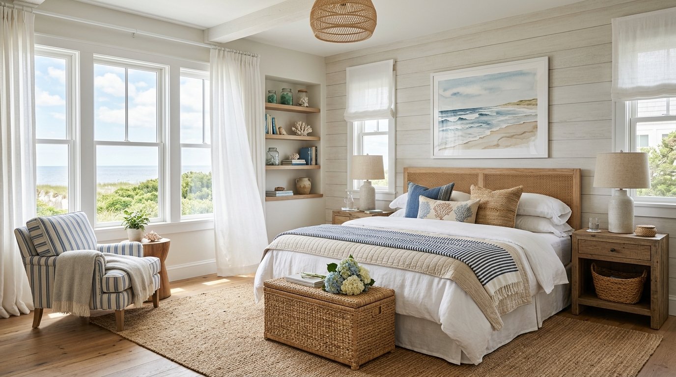 Coastal Bedroom Ideas: Calm Breezy & Beautiful Designs