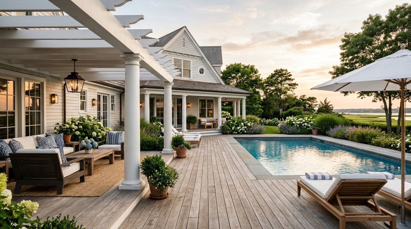 Hamptons Outdoor Living: Pool Decks & Verandas Guide