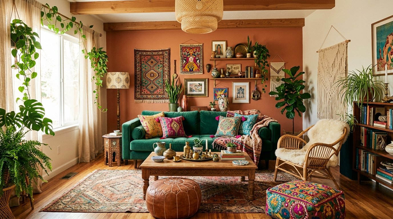 Bohemian Interior Design: Free-Spirited & Colourful Style Guide