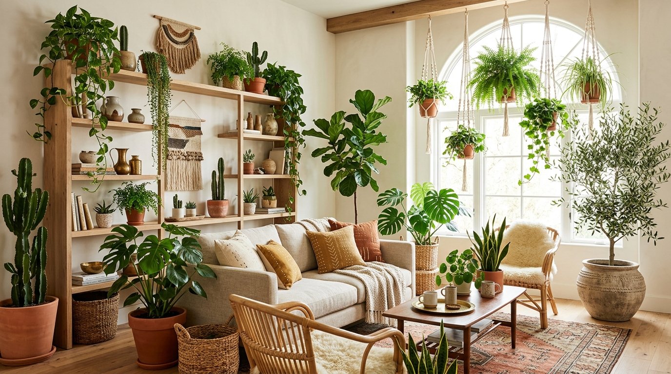 How to Elevate Your Boho Decor with Bohemian Plants Interior