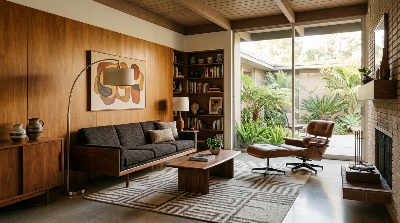 AI Mid-Century Modern: Design Your Dream Space