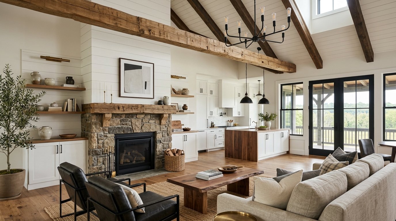 Modern Farmhouse Design: Rustic Charm Meets Modern Style