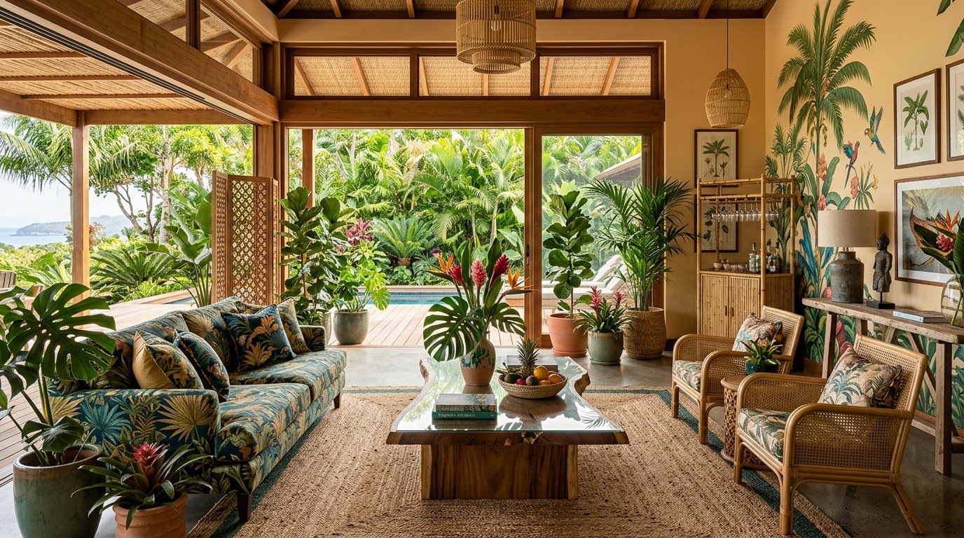 Tropical Interior Design: Lush, Bold & Beautiful Homes
