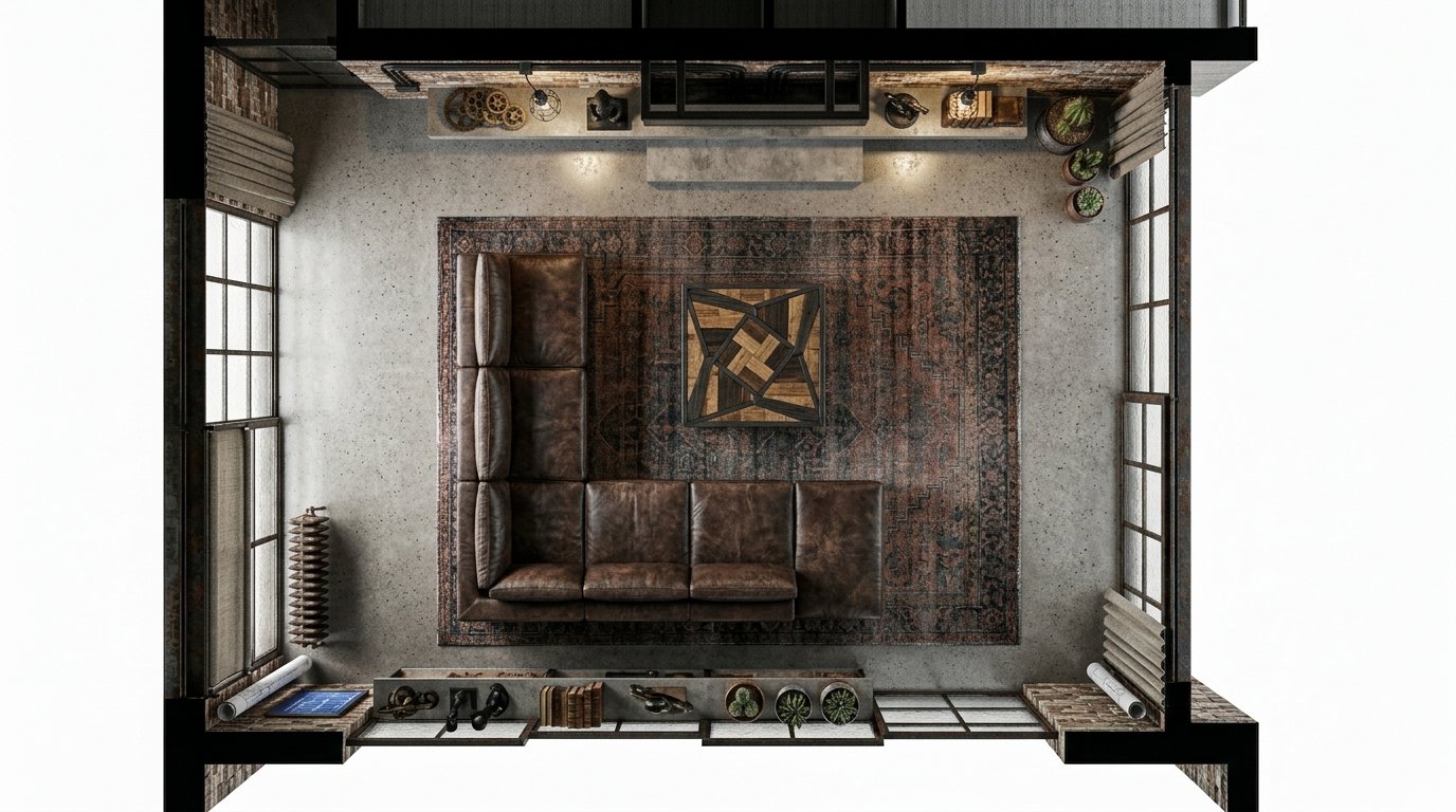 Modern space redesign AI visualiser by RYY