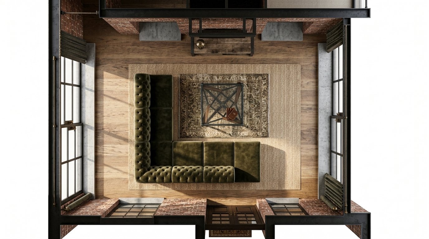 Modern space redesign AI visualiser by RYY