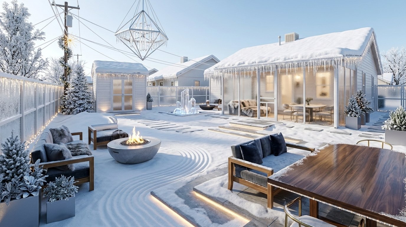 Modern full garden design redesign AI visualiser by RYY