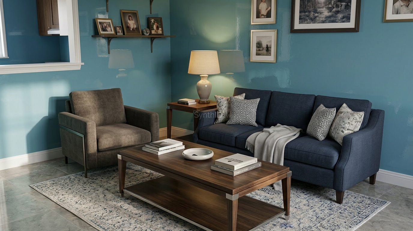 Clean Modern living-room Redesign