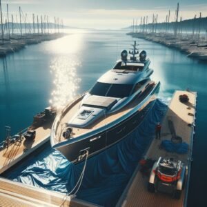 What steps should you take to relaunch your yacht after winter storage?