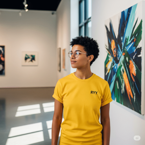 wome art yellow